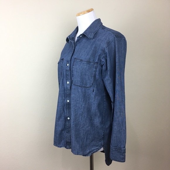 Madewell Chambray Ex-Boyfriend Shirt - Picture 6 of 8